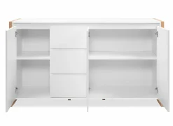 Commode Denver 160x40x88cm - decor - wit & artisanale eik