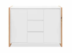 Commode Denver 120x40x88cm - decor - wit & artisanale eik