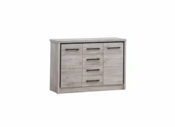 Commode Elias 120x40x83cm - decor - grijze eik