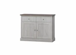 Commode Eline 110x45x88cm - decor - white oak/autumn oak