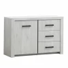Commode Elvis 120x45x81cm - decor - witte eik