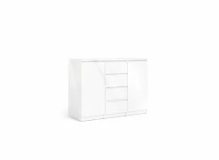 Commode Naia 121x50x91cm - decor - wit hoogglans