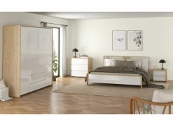 Commode Next 80x48x84cm - decor - wit/jackson hickory