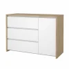 Commode Next 119x48x84cm - decor - wit/jackson hickory