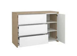 Commode Next 119x48x84cm - decor - wit/jackson hickory