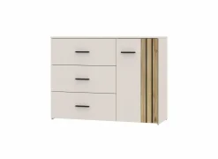 Commode Waikato 120x41x91cm - decor - mauvella eik & zand
