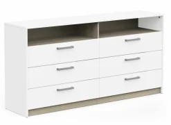 Commode Watson 163x41x103cm - decor - kronberg eik & wit
