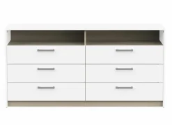 Commode Watson 163x41x103cm - decor - kronberg eik & wit