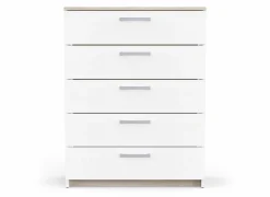 Commode Watson 80x41xH103cm - decor - kronberg eik & wit