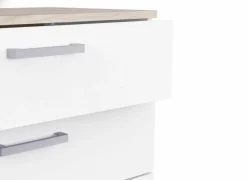 Commode Watson 80x41xH103cm - decor - kronberg eik & wit