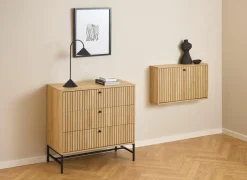 Commode 81x40x81cm - decor - bruin