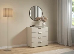 Commode 80x42x81cm - decor - champagne