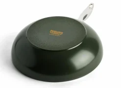 GreenPan Dagelijkse Kost wokpan Ø28cm - aluminium - olijfgroen