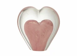 Deco Presse Papier 10cm - glas - roze