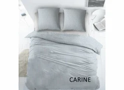 Dekbedovertrek Carine 140x220cm - katoen - blauw