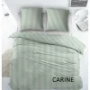 Dekbedovertrek Carine 270x220cm - katoen - groen