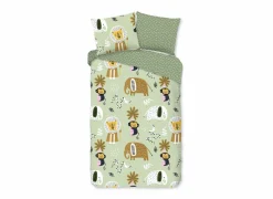 Dekbedovertrek Chuck 140x220cm - katoen - groen