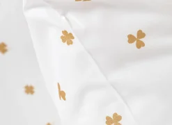 Dekbedovertrek Clover 240x200/220cm - percale - wit