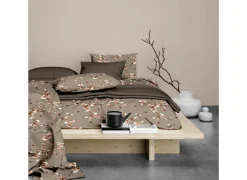 Dekbedovertrek Geisha 240x200/220cm - katoen - taupe