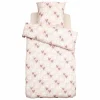 Dekbedovertrek Hartmotief 140x200cm - polyester & katoen - roze