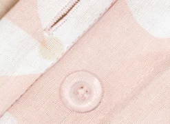 Dekbedovertrek Hartmotief 140x200cm - polyester & katoen - roze