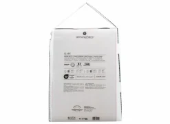 Dekbedovertrek Kain 260x240cm - katoen - wit & zwart