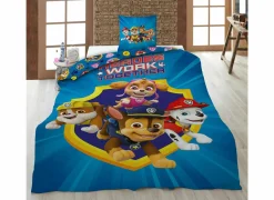 Dekbedovertrek Paw Patrol 140x200cm - katoen - blauw