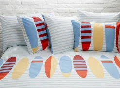 Dekbedovertrek Surfboard 200x200/220cm - katoen - multicolor