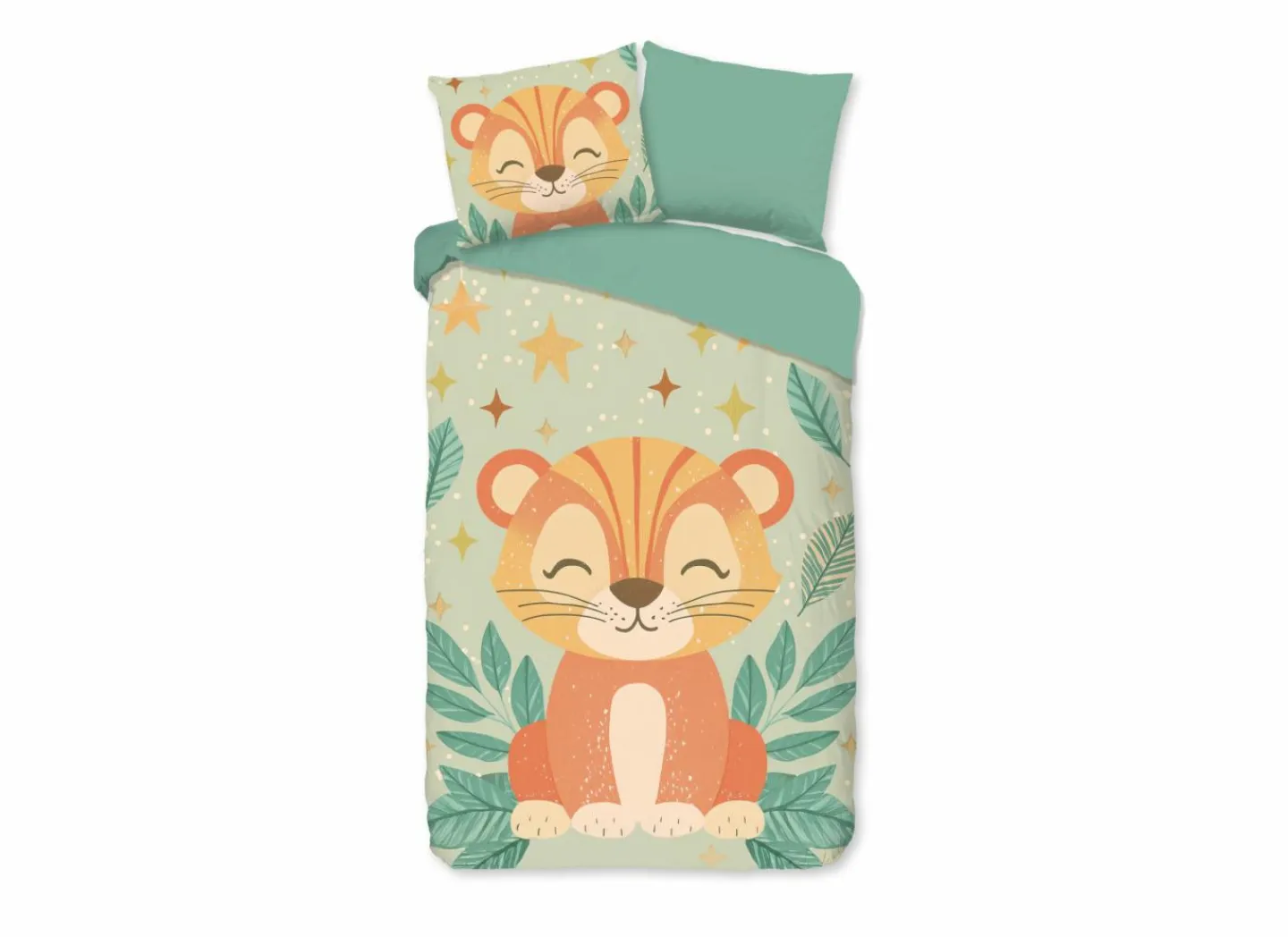 Dekbedovertrek Thijn 140x220cm - microvezel - multicolor