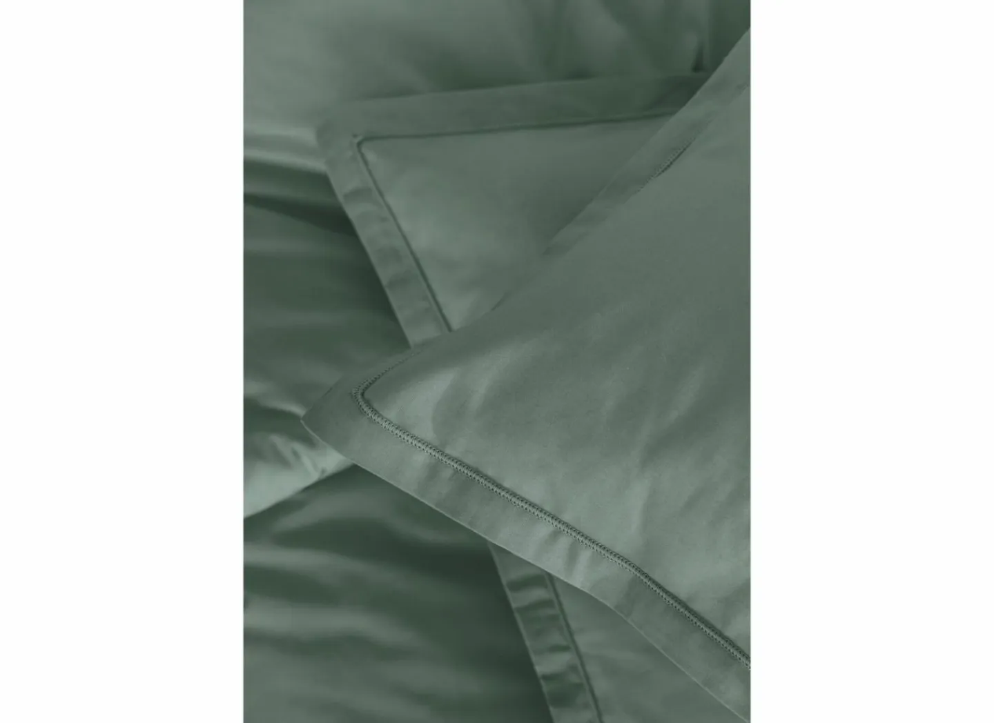 Dekbedovertrek 140x220cm - katoen - celadon excl. kussenslopen