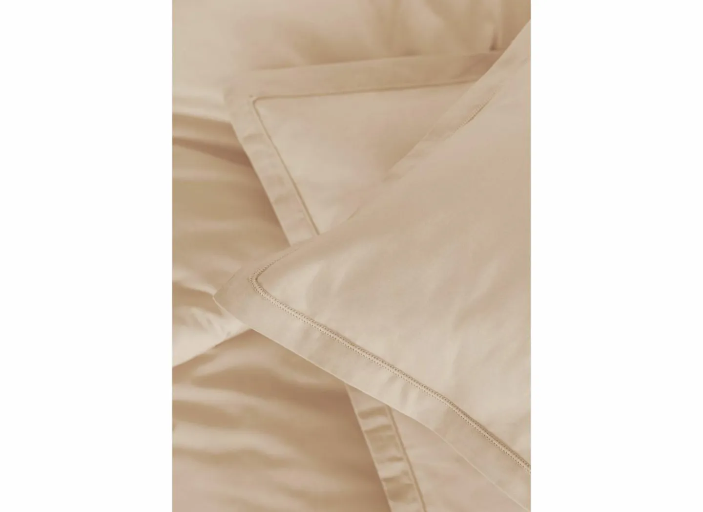 Dekbedovertrek 140x220cm - katoen - beige lin excl. kussenslopen