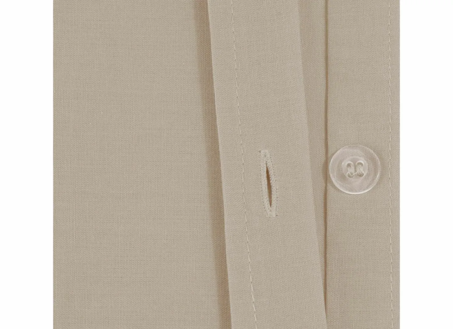 Dekbedovertrek 140x220cm - katoen - beige lin excl. kussenslopen