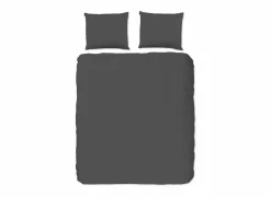 Dekbedovertrek 240x220cm - katoen - antraciet