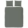 Dekbedovertrek 240x220cm - katoen - olijf