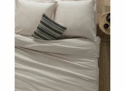 Dekbedovertrek 240x220cm - katoen - beige lin excl. kussenslopen