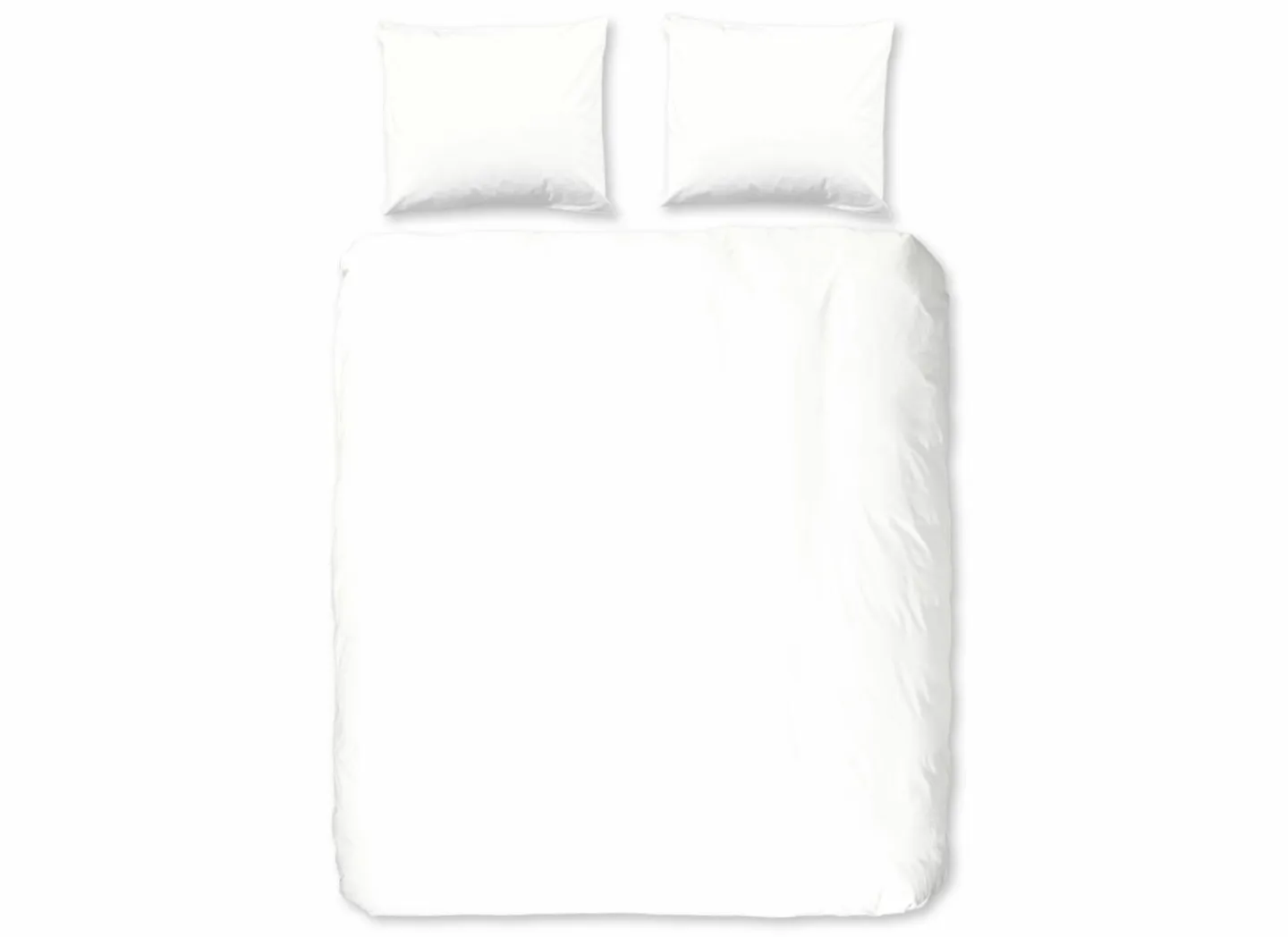 Dekbedovertrek 240x220cm - katoen - wit