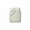 Dekbedovertrek 140x200/220cm - percale katoen - ecru