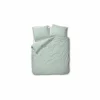 Dekbedovertrek 240x200/220cm - percale katoen - lichtgroen