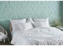 Dekbedovertrek 240x220cm - tetra katoen - wit