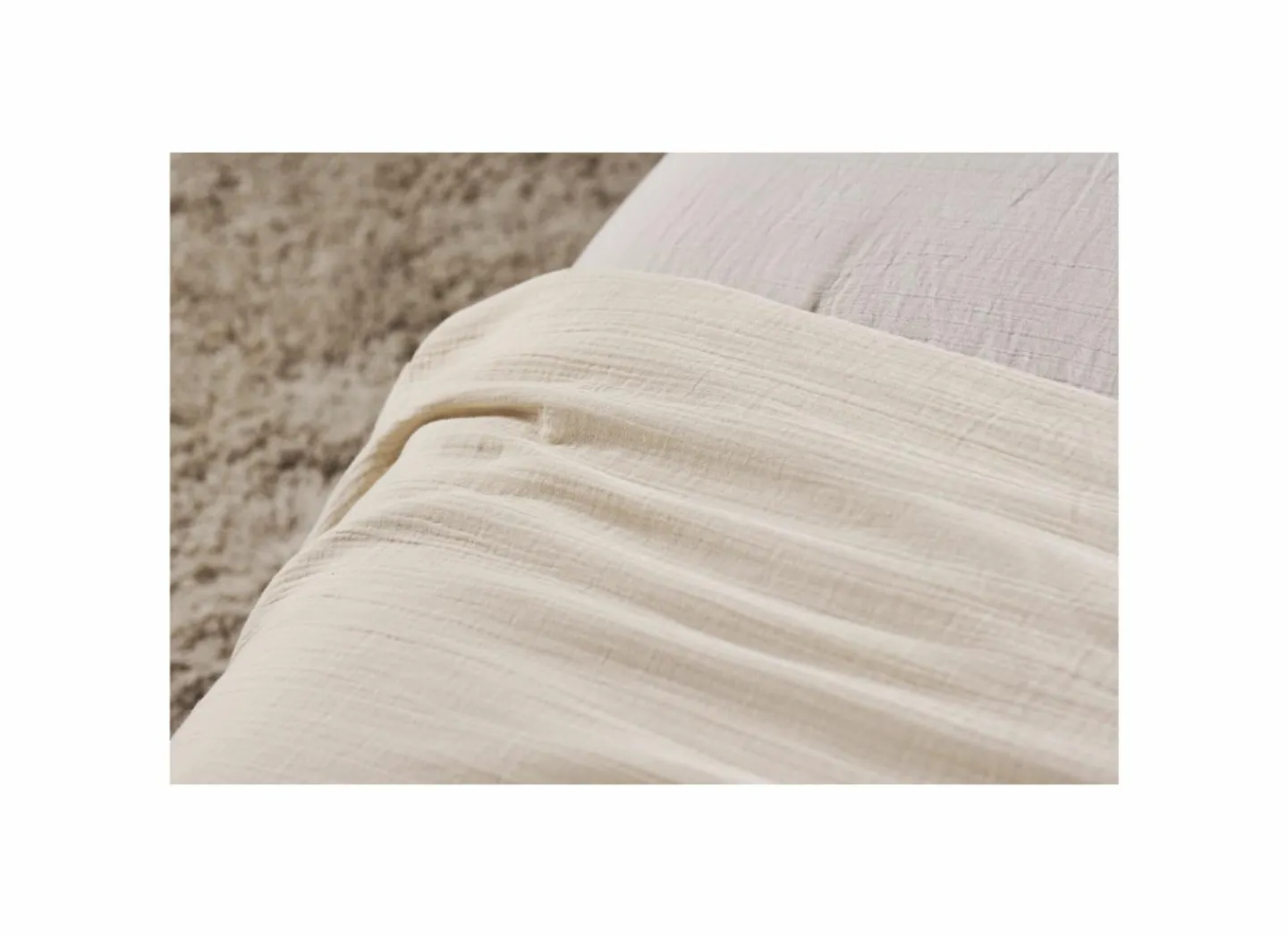 Dekbedovertrek 240x200/220cm - tetra katoen - greige