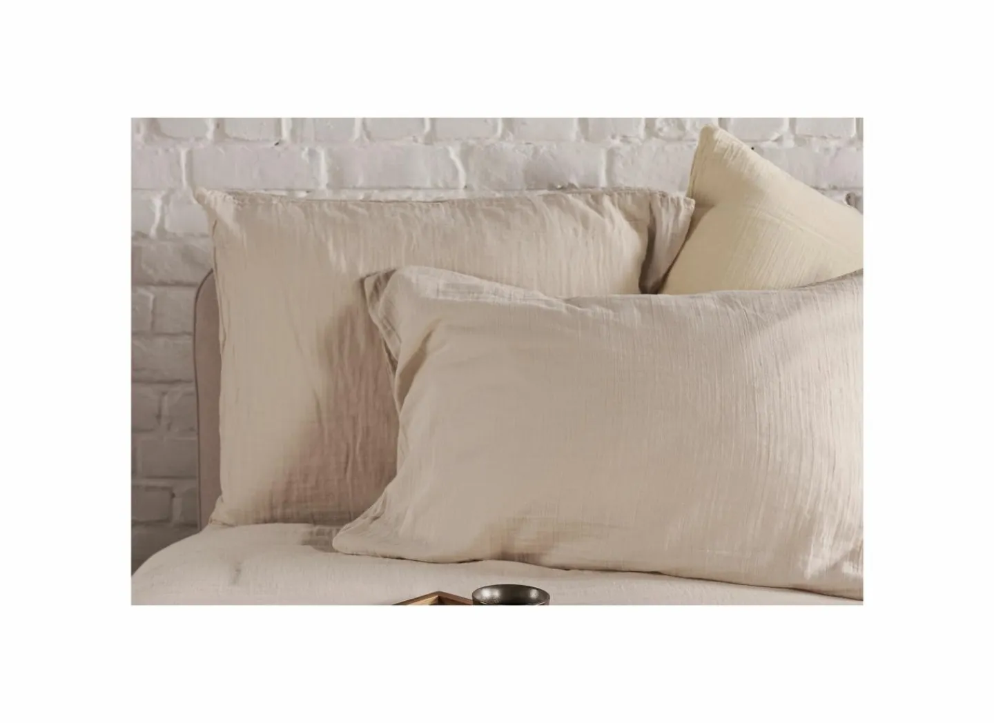 Dekbedovertrek 240x200/220cm - tetra katoen - greige