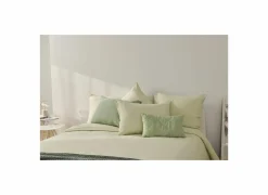 Dekbedovertrek 240x200/220cm - tetra katoen - lichtgroen