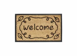 Deurmat Bombay Welcome 45x75cm - kokos - naturel