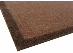 Deurmat Eco-clean 50x120cm - polyamide - bruin