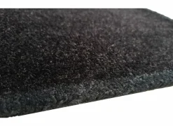 Deurmat Eco-clean 50x120cm - polyamide - zwart