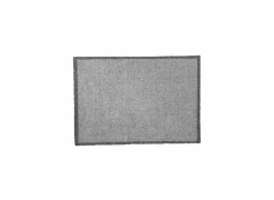 Deurmat Eco-clean 39x58cm - polyamide - lichtgrijs