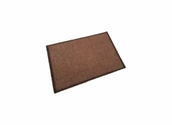 Deurmat Eco-clean 67x90cm - polyamide - bruin