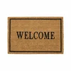 Deurmat E-Coco Welcome 40x60cm - kokos - bruin
