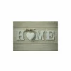 Deurmat Heart Home 50x75cm - polyestervezel - beige