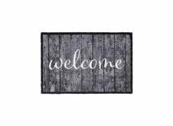 Deurmat Lima Welcome 50x75cm - rubber - grijs